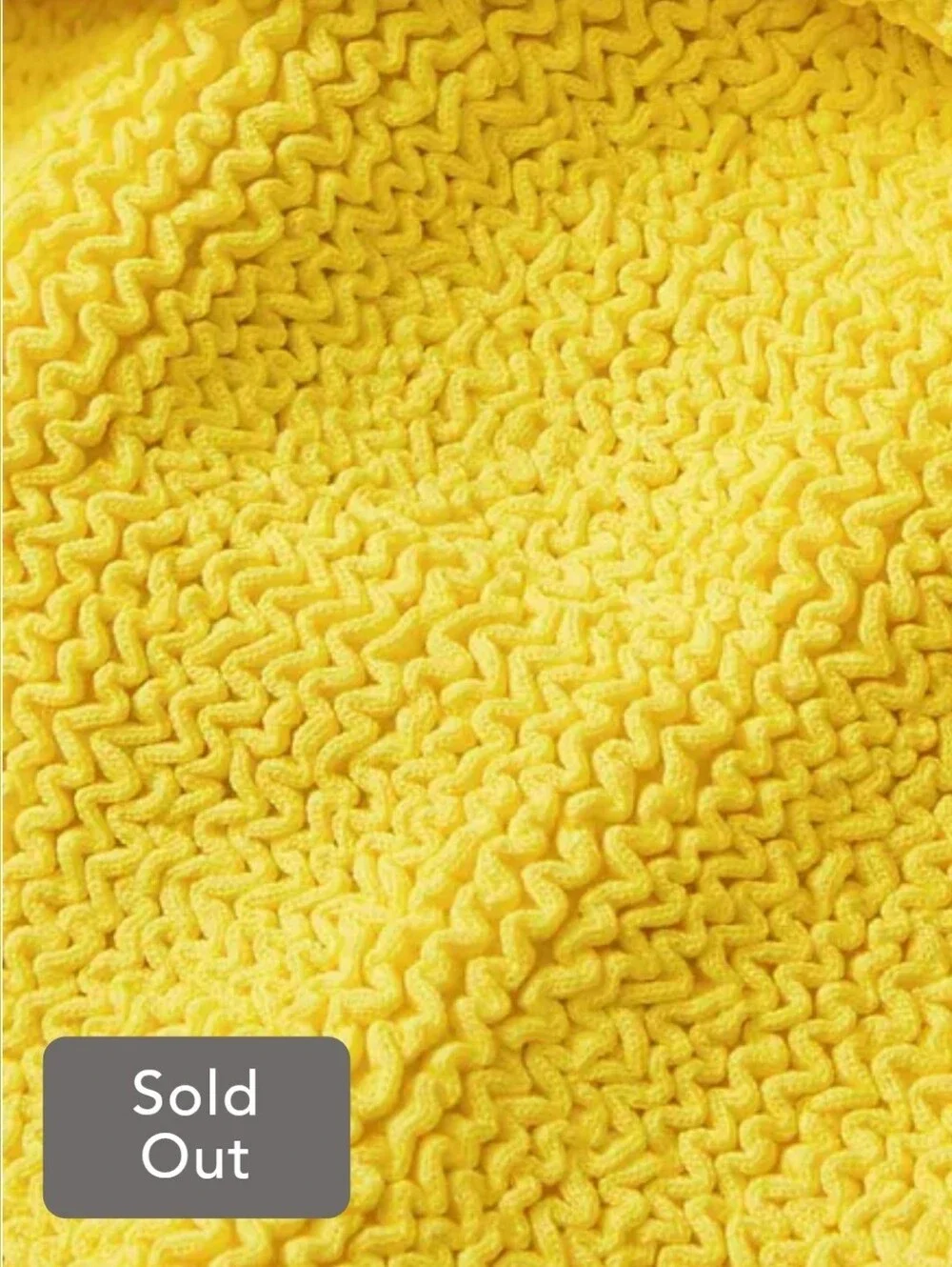 NWT Hunza G Jean Bikini Bottom In Sunflower One Size